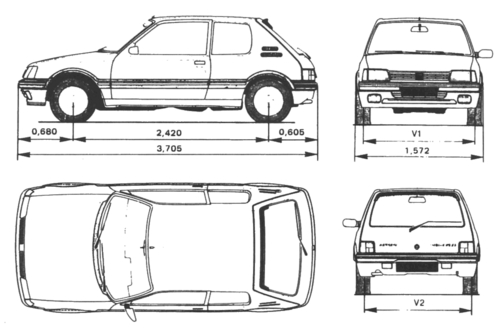 Product picture Peugeot 205 Service Manual