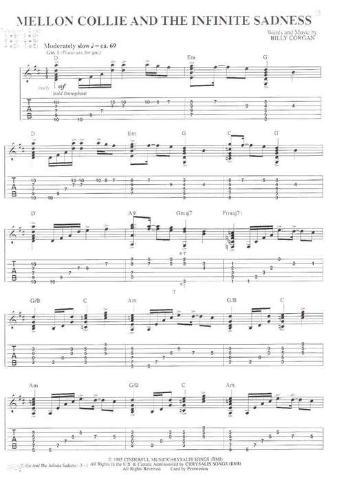 Product picture Smashing Pumpkins - Mellon Collie and the Infinite Sadness Sheet Music (Songbook) 